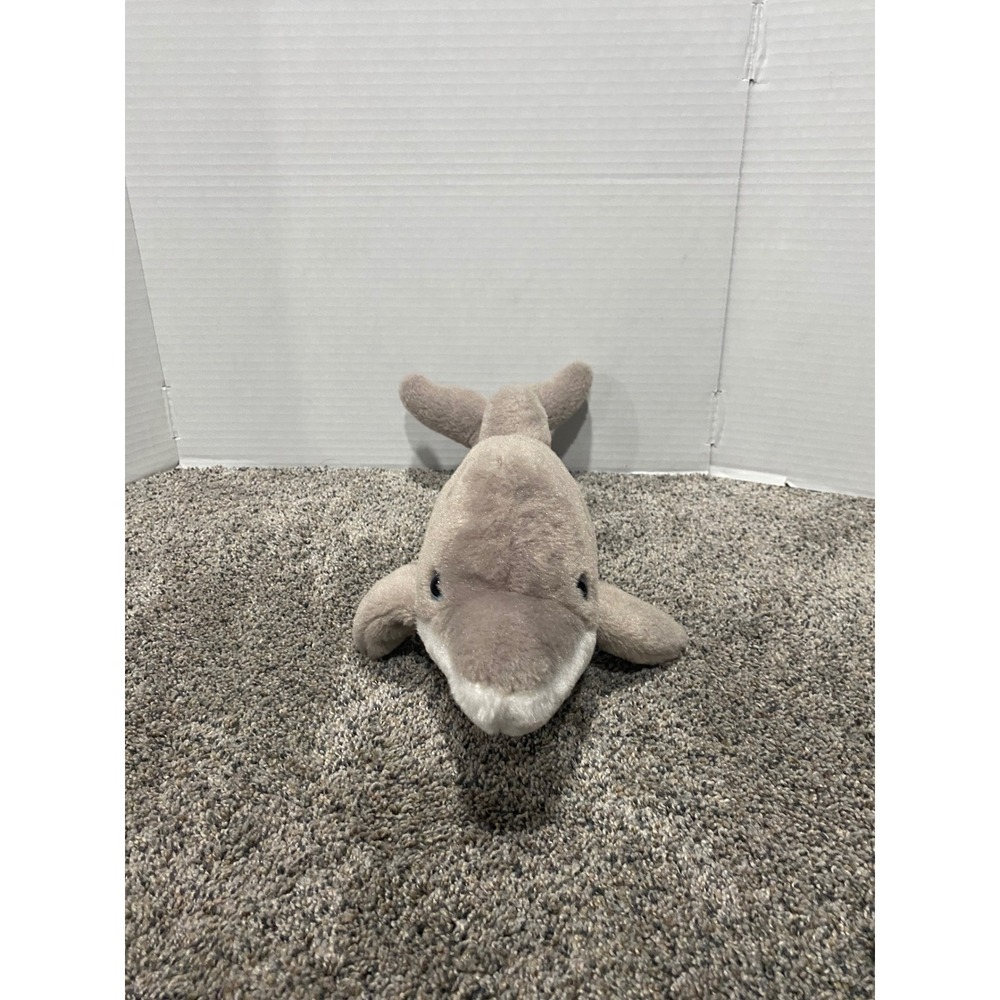 Plush SeaWorld Kids Grey Good Souvenir Dolphin Marine Animal Toy